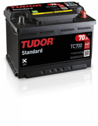 TUDOR TC700 L3 SLI 12V 70Ah 640A Batterie de démarrage