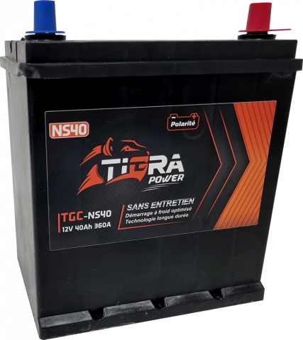 TIGRA TGC-NS40 SLI 12V 40Ah 360A Batterie de démarrage
